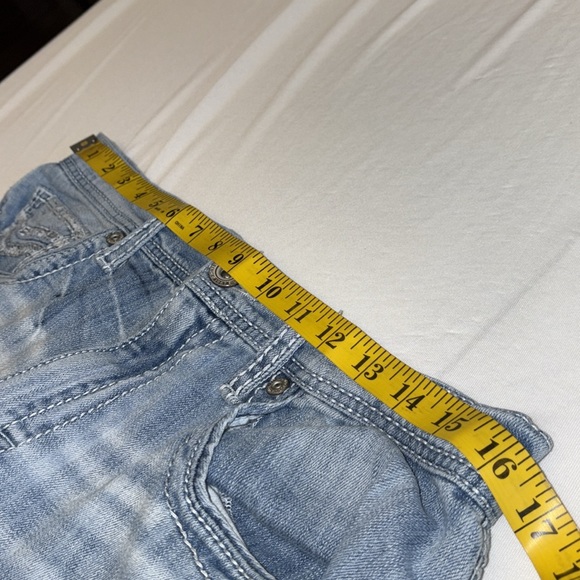 BKE Denim jeans Jake style bootcut stretch midrise embroidered pockets Sz 32L - Picture 4 of 9